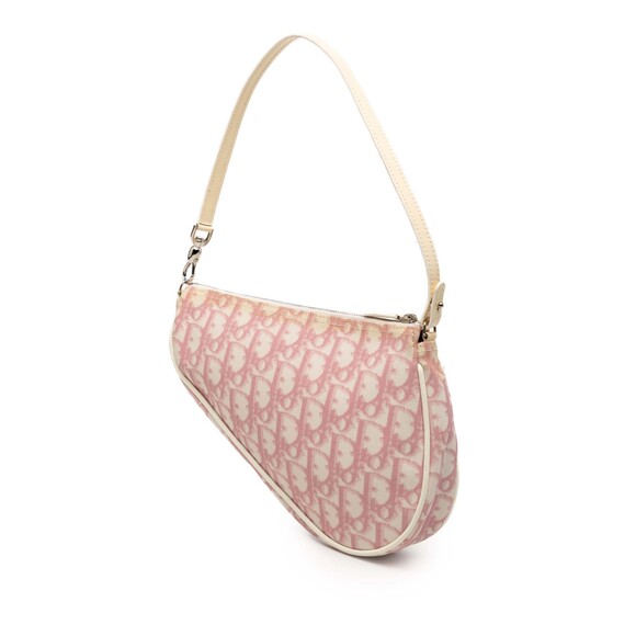 Pre-Loved Dior Mini Diorissimo Coated Canvas Saddle Pochette - Picture 2 of 11